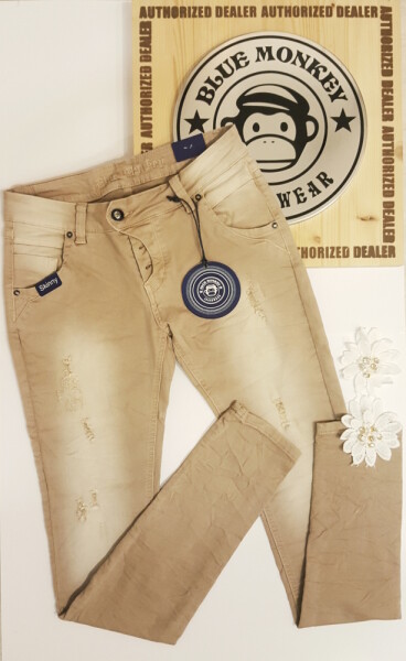 Blue Monkey Jeans Manie 8007 Beige/Skinny  31/32