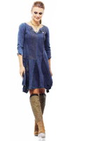 Elisa Cavaletti Kleid Dress DENIM BLU XL