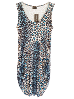 Ophilia Kleid Animal Blue Print 