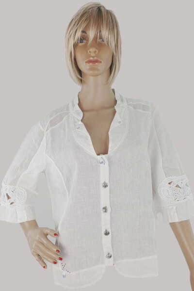 ELISA CAVALETTI by DANIELA DALLAVALLE Baumwolle Jacke in Weiß Damen Bekleidung Jacken Freizeitjacken 