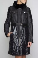 Elisa Cavaletti Mantel Coat NERO BLACK