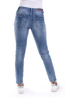 Blue Monkey Jeans Cherry 10689 Skinny Fit Cropped blau
