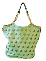 Trendige Damenhandtasche mit Schmetterlingen
