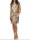 ESVIVID - Raffiniertes Seiden Kleid Leo Print Einheitsheisgröße Modell: 2877